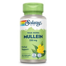Solaray Mullein Leaf 비건 100캡슐, 단일상품개