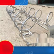자전거 주차대 주차장 보관대 야외 실외 거치대, 전기자동차주차랙2미터4카드