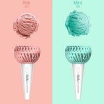 휴대용 미니 아이스크림 선풍기 어린이 캠핑 선풍기 손풍기, 핑크