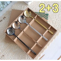 차쿠 스타벅스 티스푼 스벅 스텐 숟가락 티스푼 4종 2+3 정품쇼핑백 증정, 티스푼4종 2+3