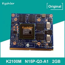 그래픽 카드 새로운 K2100M K 2100M N15P-Q3-A1 2GB CN-0G4FN0 0G4FN0 그래픽 비디오 카드 DELL M4700 M4800 HP 8770W 8570W, For Dell