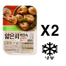 [풀무원] 얇은피 김치만두 160g(1인분) X 2개