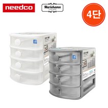 프리티 미니 서랍함4단/ 미니 서랍장 보관함 수납함 문구함 소품함 비품함 책상정리함 간물대/ 코지마트, 그레이