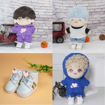 티니숲속 10cm 15cm 20cm 인형 슬램덩크 농구복 연습복 츄리닝 아이돌 인형옷, 퍼플 츄리닝(2pc)