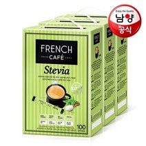 남양유업 남양 프렌치카페 스테비아 커피믹스 100Tx3 총300T, 프렌치카페 스테비아 커피믹스 300T