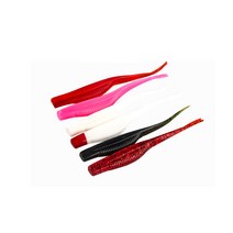 뉴비이거사-우럭 광어웜은 UV필수(소프트루어 특수UVA 적외선발광)1팩10캐, 레드헤드화이트