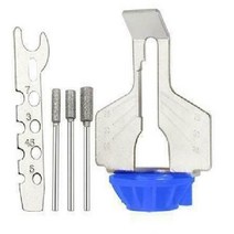 그라인딩 체인 샤프너 특수 전기 톱 그라인딩 도구 전기 그라인더 액세서리 키트 미니 드릴 톱 샤프닝 어태치먼트글라인더 AliExpress, BLUE