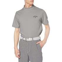 캘러웨이 C21234101 남성 반팔 하이넥 셔츠(허리박스형) 골프 웨어 티셔츠