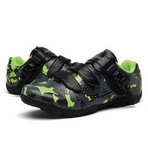 mtb클릿슈즈 클릿슈즈 클릭슈즈 미끄럼 방지 편안한 산악 도로 라이딩 신발 자전거 스니커즈, 없음, 2003 flat green+38