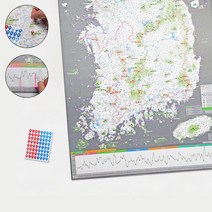 우리나라 100대 명산 트레킹 지도