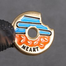 미아트 도넛 수제 골프 볼마커 무료 이니셜 각인, 케이스 구매안함, 06.원바이트_블루&오렌지