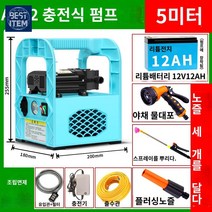 분무기 고압 살수 펌프 농약 충전 이중 휴대용, 표준항속(A812 트윈펌프) 5m 파이프