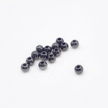 메탈비즈 볼 구슬 비즈 팔찌 부자재 액세사리 부자재, 흑니켈 4mm