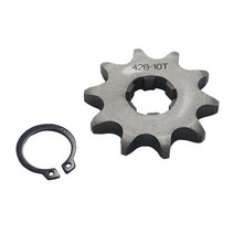 프론트 엔진 스프로킷 스톰 더트 핏 바이크 쿼드 고 카트 오토바이 버기 스쿠터, 428 10T 17mm