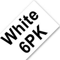 5/6/1020 PK 열 수축 튜브 라벨 테이프 HSe-231 12mm 흰색 바탕에 검은 색 Brother P-touch 프린터 E1000 메이커 호환, 6PK Black on White