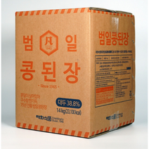 범일 콩된장 특대입자, 14Kg, 14개