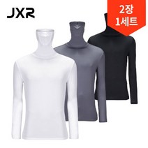 2장/JXR 발란스 스킨 귀걸이 마스크 일체형 이너웨어, TWJEI 블랙 남성 115 2장