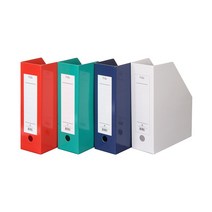 문화산업 서류정리상자 문서종이화일박스 (파일박스) 서류꽂이박스 F190-7 20개입 4색칼라, 녹색