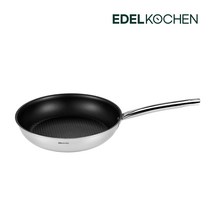 에델코첸 통3중 뉴샤인 티타늄코팅 프라이팬 (블랙 논스틱_엠보), 28cm