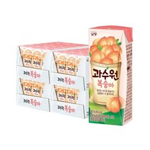 과수원 복숭아 190ml 24입x4 총96팩(4박스) 대용량 어린이집 간식 교회