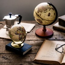 특이한 북유럽풍 인테리어 장식품 촬영 소품 지구본, 레트로 글로브