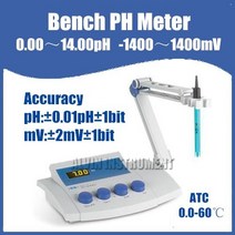 벤치 PH 미터 테스터 (0.00 ~ 0 정확도:, 한개옵션0