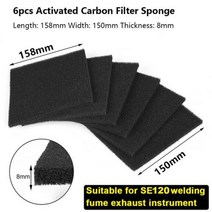 용접 흡수 소형 미니 흡입 집진 연 기 목공 NEWACALOX110V220V 30W 흡연 기구 전문가용 강력한 제거 납땜 연기 에어 필터 도구, 30W+LVWANG-6PC+미국