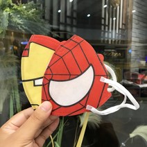 마스크 일회용 일회용마스크 마이멜로디 시나모롤 새부리형 50매 세트, 스파이더맨, 100개(3중 보호  통기성 우수)개