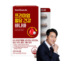 뉴트리원 혈당건강 바나바잎 추출물 최대함량 혈당조절 코로솔산 바나바리프 7중기능성 건강기능식품, 1개, 60정