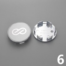 휠캡 4pcs 53mm/48mm 클립 advan 센터 캡 림 휠 커버 ssr xxr enkei 엠블럼 스티커 허브, [08] 6, 4개