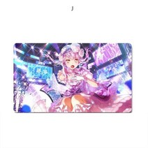 SKANDSALO 뱅 드림 BanG Dream 마우스 패드 장패드 22종, .개, J + 100x50x0.3CM