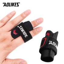 손가락부목 손가락아대 보호대 교정 깁스 aolikes 1pcs 스포츠 손가락 부목 가드 손가락 보호대 슬리브 지원 농구 스포츠 보조 관절염 밴드 랩 핑거 슬리브, l