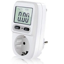 LCD 에너지 미터 소켓 전기 220V 전력계 FR US UK AU BR 측정 콘센트 분석기, 01 EU