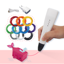 니즈 손도리 3D펜 실속패키지 RP500A, 02. 필라멘트 패키지1 (흰색)