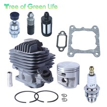 Stihl MS261 MS 44.7 용 261mm 실린더 피스톤 베이스 개스킷 상단 재건 키트 전기 톱 부품 1141 020 1200, 한개옵션0