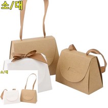 선물 손잡이 케이스 사각 답례박스 선물상자 선물포장, 대 - 화이트