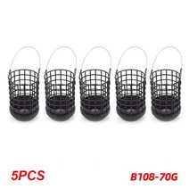 Hirisi-잉어 낚시 태클 피더 케이지 라운드 거친 도구 방법 20g 30g 40g 60g 70g 10 피스, [02] 10pcs 20G