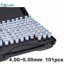 블록게이지 측정 웨지 .정밀 스틸 핀 단계 플러그 구멍 세트 핀 도구, 4.00-5.00mm