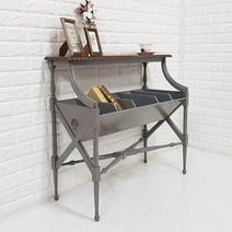 엔틱가구 그레이빈티지 5칸 잡지꽂이 빈티지가구, 단품