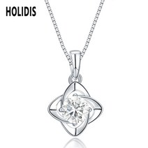 HOLIDIS 여성목걸이 데일리 심플 명품 스윗 커플 실버925 선물 은목걸이