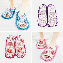 국산 극세사 청소실내화 찍찍이 청소신발 레이스 실내화 리필패드, OEM 블루-260mm