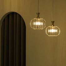 탑라이팅 빅뱅 크리스탈 2등 펜던트 조명, 단품