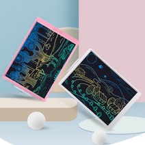 대형 LCD 패드 메모 보드 전자 칠판 스마트 메모장 그림 그리기 노트, 21인치 핑크  단색 충전 가능+거치대