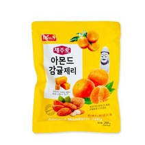 BUyuS 백년초 한라봉 아몬드감귤 제주 젤리 블루베리 브이숍 굿딜, 아몬드 제리 (한라봉)