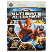 XBOX360 마블 얼티밋 얼라이언스 한글 공략집 포함 정식발매판 중고