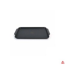 패스트푸드점 햄버거 쟁반 사각 트레이 검정 소형, 기본