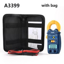 MT87 디지털 클램프 미터 멀티 AC/DC 전류 테스터 저항 측정, 04 RZ-A3399 with bag