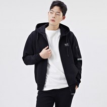 체이스컬트 공용 세미 오버핏 소매포켓 후드 집업-AAAU4311B03