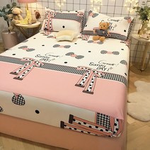 어스 원더 랜드 순면 날염 매트리스 커버