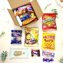 바오의선물 단체 간식 개별포장 응원 초등학생 성인 회사 교회 간식 구디백, [옵션1] 2200원 구성, 1개